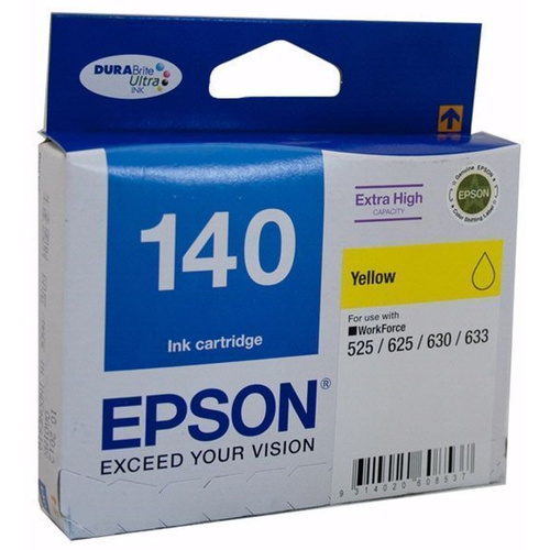 Epson 140 Extra High Capacity Yellow Ink Cartridge,  DURABrite Ultra, Epson
