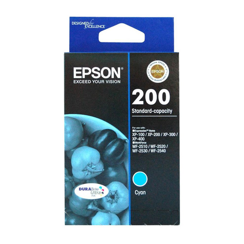 Epson 200 Genuine Standard Capacity (up to 165 pages) DURABrite Ultra Cyan Ink Cartridge