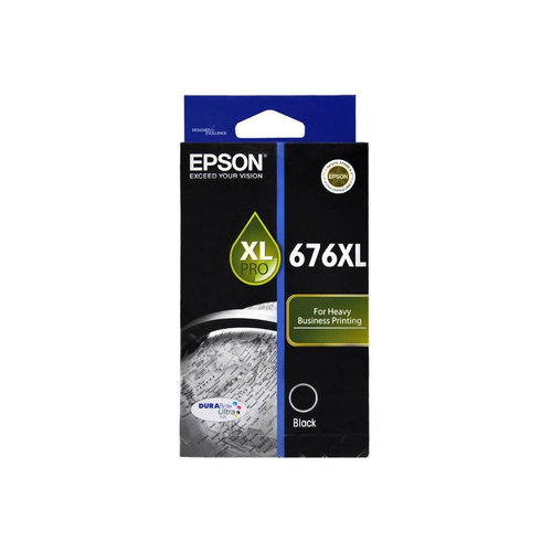 Epson 676XL Black Ink Cartridge DuraBrite Ultra, Epson