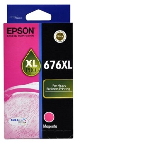 Epson 676XL Magenta Ink Cartridge DuraBrite Ultra, Epson