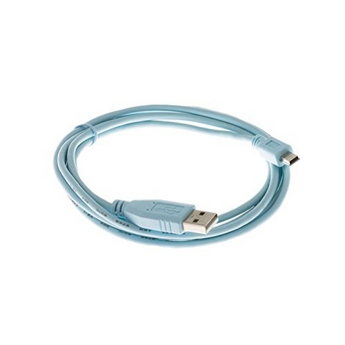 Cisco Blue USB Console Cable with USB Type A and Mini type B 1.8m length compatible 6ft