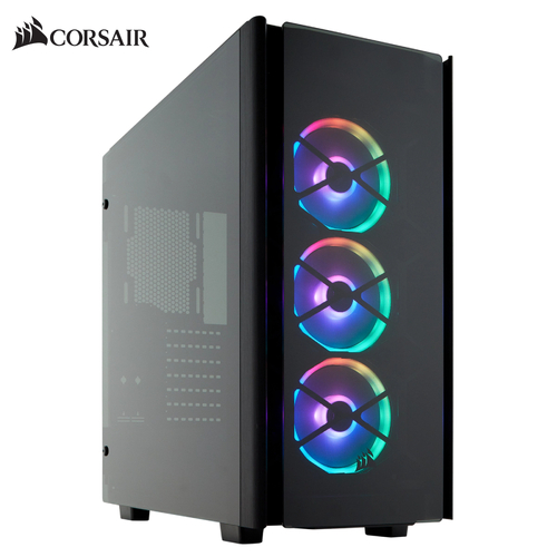 Computer Case Mid-Tower Corsair Obsidian 500D RGB SE Premium Tempered Glass Black ATX CC-9011139-WW