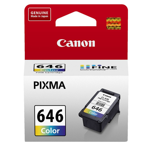 Canon CL-646 Clour Ink Cartridge, Tri-Colour for Canon PIXMA InkJet Printers, Genuine