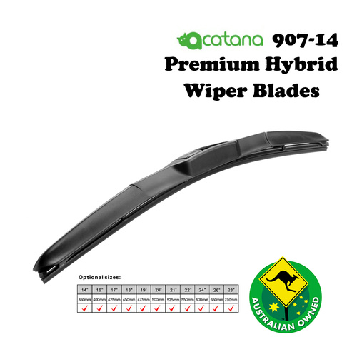 Hybrid Aero Wiper Blade for Nissan Micra 1.2 350mm 14"