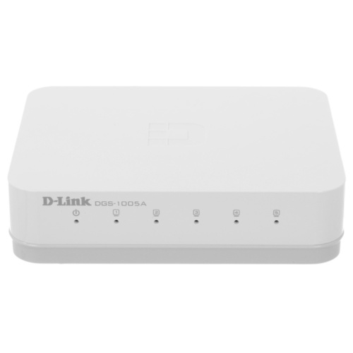 D-Link DGS-1005A 5-Port Gigabit Easy Desktop Unmanaged Desktop Switch, White