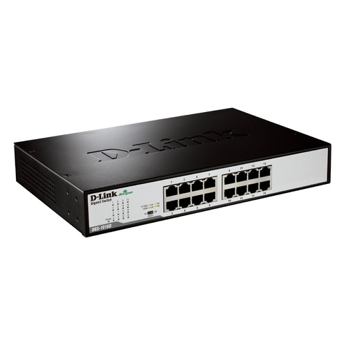 D-Link 16-Port 10/100/1000 Rackmountable Gigabite Unmanaged Switch