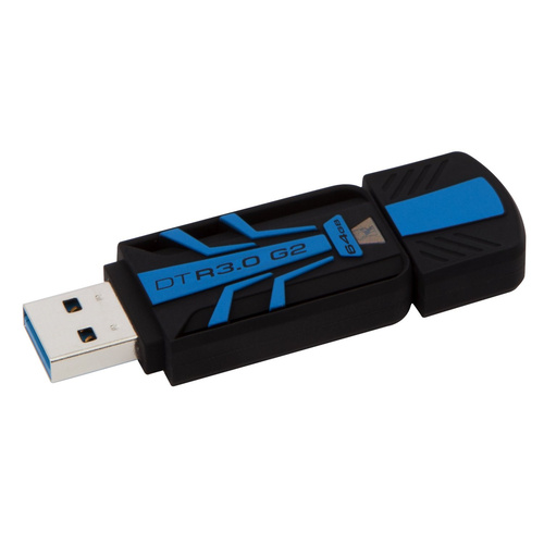 Kingston Digital 64GB DataTraveler R30G2  USB 3.0 Flash Drive, 120MB/s read / 25MB/s write