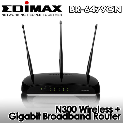Edimax BR-6479GN Wireless N300 Gigabit AP Router WiFi 802.11 b/g/n Chinese Manual