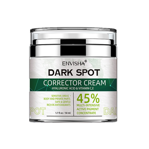 Envisha Dark Spot Corrector Remover Face Freckle Removal Cream Skin Brightening Age Spot Blemishes Vitamin C Hyaluronic Acid, 50ml