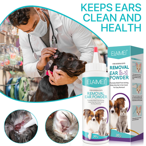 Ear Clean Powder for Dogs & Cats, 30g