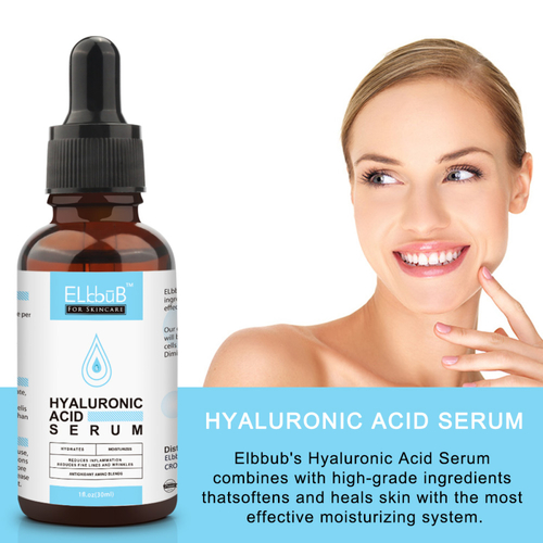 ElbbuB Pure Natural Hyaluronic Acid Serum Face Anti Aging Facial Wrinkle 30ml Skin Care Hydration