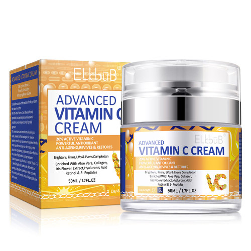 Elbbub Vitamin C Face Cream Anti Aging Wrinkles Skin Repair Moisturizer Lightening