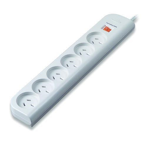 6 way Surge Protector Power Board 2 meter Belkin F9E600VAU2M