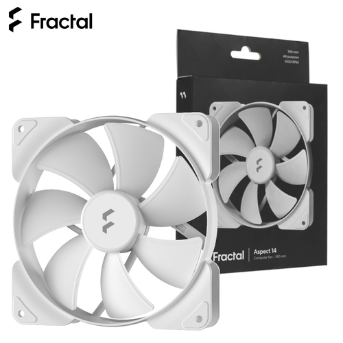 Computer Case Fan 140 mm Fractal Design Aspect 14 White FD-F-AS1-1402