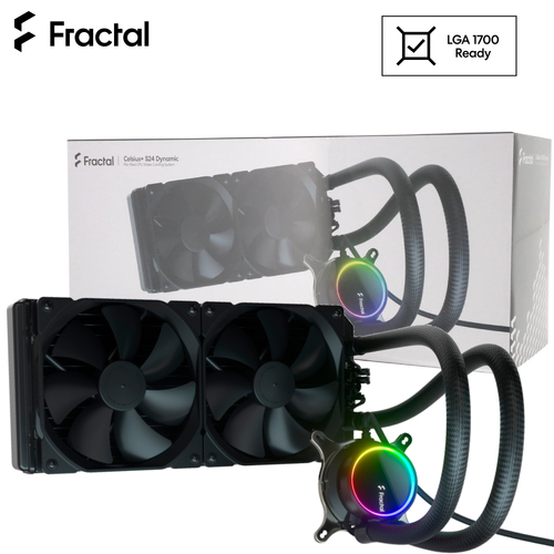Liquid CPU Cooler Fractal Design Celsius+ S24 Dynamic unit Processor Water Cooling FD-W-2-S2401