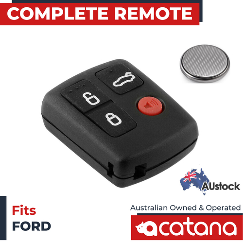 Remote Flip Car Key for Ford Fairmont BA 2002 - 2005 433MHz 4 Buttons