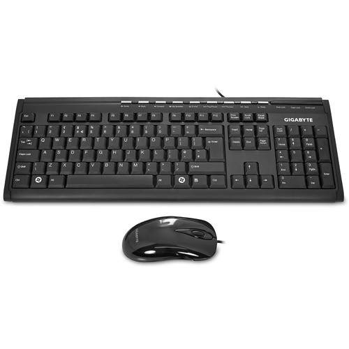 Multimedia Keyboard & Optical Mouse Gigabyte KM6150 USB Elegant