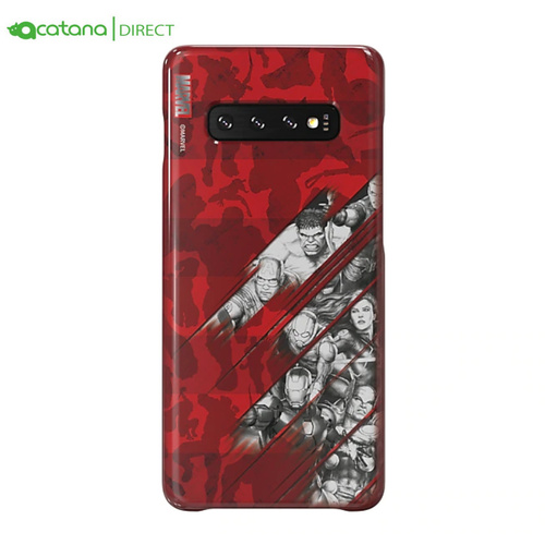 SMART COVER Marvel for Samsung GALAXY S10+ Plus  Protective Red GP-G975HIFGHWI