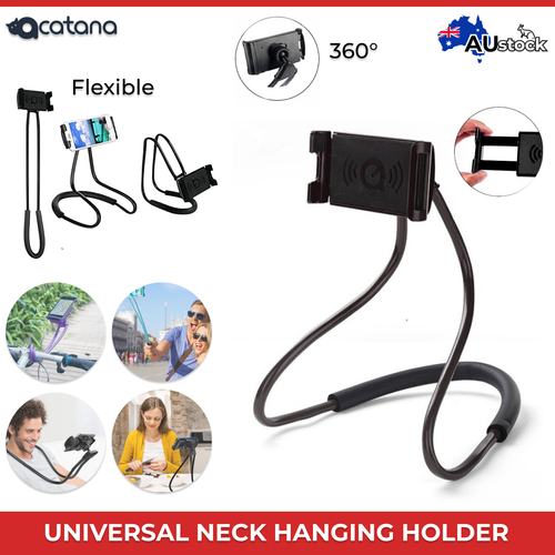 Universal Mobile Phone Flexible Holder Bracket Lazy Hanging Stand Mount Necklace