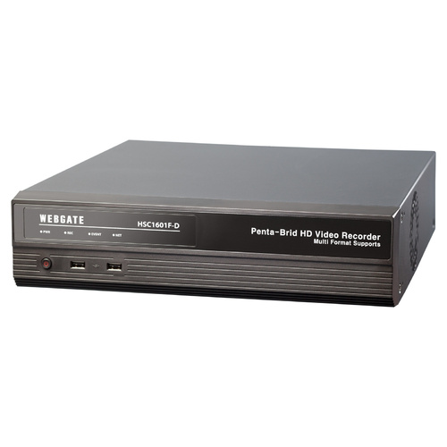 Webgate HSC1601F-D 16-Channel Standalone DVR Supporting Multi-Video Input FullHD Digital Video Recorder for HD-CCTV Surveillance Camera, SATA/eSATA HD