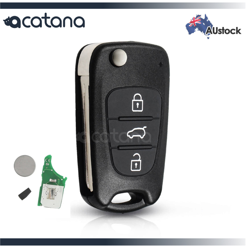 Remote Car Key for Hyundai i30 2008 - 2013 Complete Flip Transponder