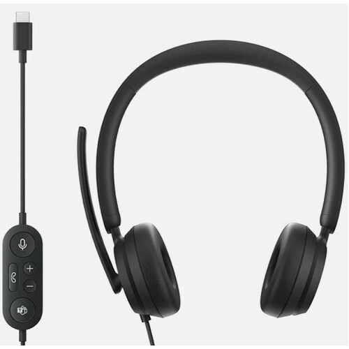 Microsoft Modern USB-C Headset Stereo Wired I6N-00007 for Microsoft Teams