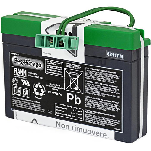 Peg Perego Battery Slim 6V Accessories Spare Parts