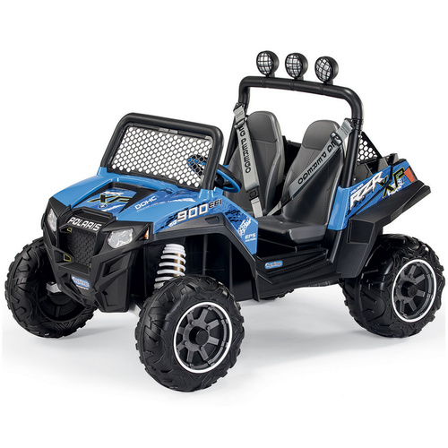 Peg Perego Polaris Ranger RZR 900 Blue 12Volt 3+ Kids Electric off-road vehicle 2 Gears with reverse 12V/12Ah Battery