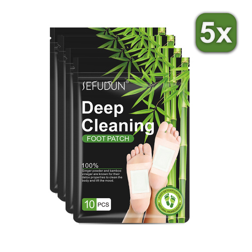 Lovelys Detox Foot Patches Toxin Removal Pads Natural Plant Sticky Adhesive Deep Cleansing Feet Slimming Body, 10pcs