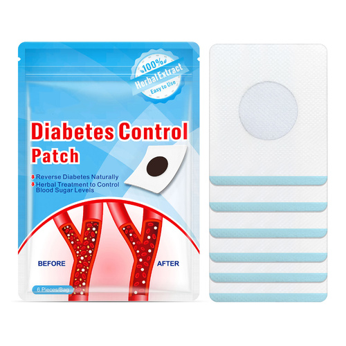 Lovelys Diabetic Patch Pure Natural Diabetes Control Patches High Blood Sugar Pads Herbal Sticker Plaster, 6pcs