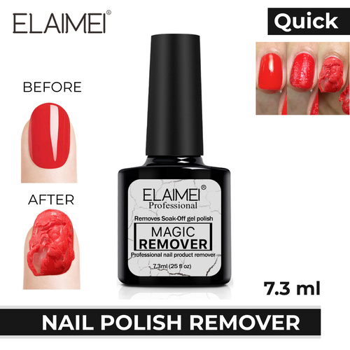 Magic Burst Nail Polish Remover Gel Acrylic Paint Soak Off Salon Cleaner Quick