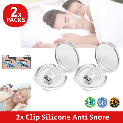 Anti Snore Magnetic Silicone Nose Clip Snoring Stop Apnea Device Stopper Nasal