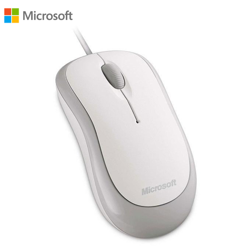 USB Wired Optical Mouse Microsoft Basic Business Mice 800 DPI White P58-00066