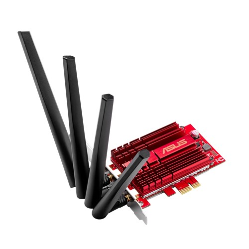 Asus PCE-AC88 Wireless Adapter PCI-E AC3100 Dual-Band 802.11ac