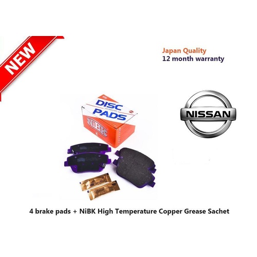 Brake Pads Front for NISSAN STAGEA 2.0 2.5 1996 - 2001 (Equiv DB1187)
