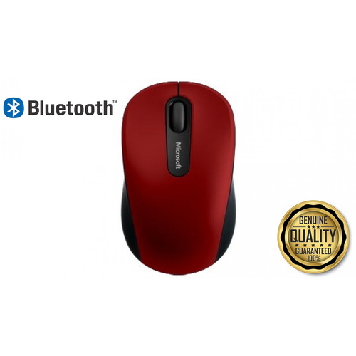 Wireless Bluetooth Mouse Microsoft 3600 Optical Mice Dark Red PN7-00015