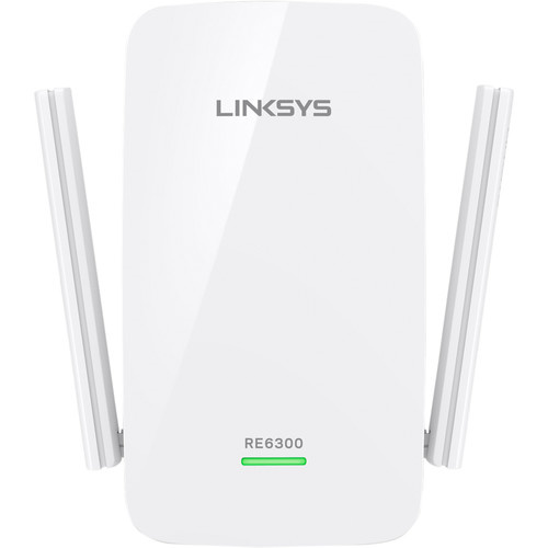 Linksys RE6300 AC750 Dual Band Boost Wi-Fi Range Extender 2.4GHz/5GHz Wireless Signal Amplifier