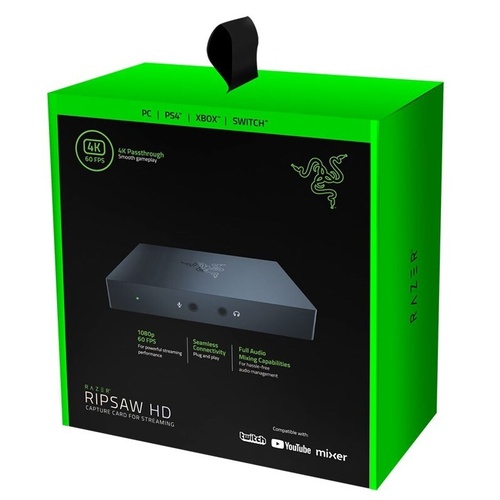Razer RZ20-02850100-R3M1 Ripsaw HD Game Capture Card
