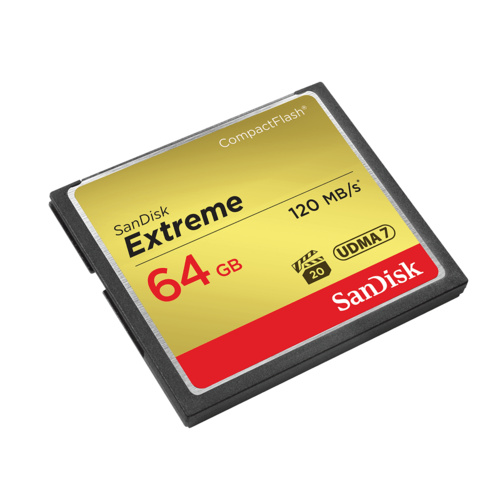 Compact Flash Memory Card 64GB SanDisk Extreme 120MB/s Full HD SDCFXSB-064G-G46