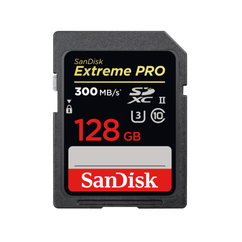 SD Memory Card 128GB 300MB/s SDXC SanDisk Extreme PRO UHS-II U3 SDSDXPK-128G-GN4IN