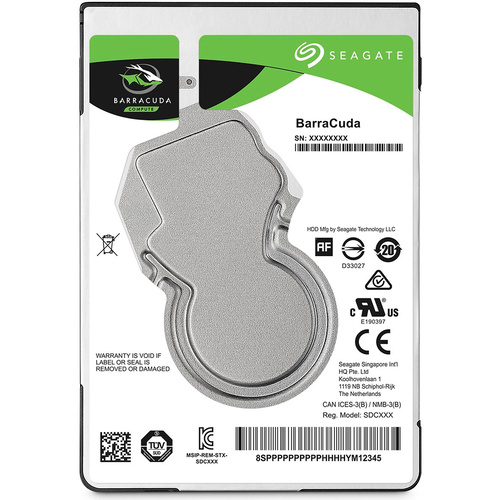Seagate ST500LM030 BarraCuda Internal HDD 500GB 5400 rpm SATA 2.5"