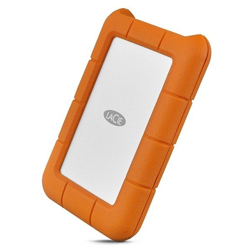 External Hard Disk Drive 1TB Rugged USB-C Portable USB 3.0 LaCie STFR1000800