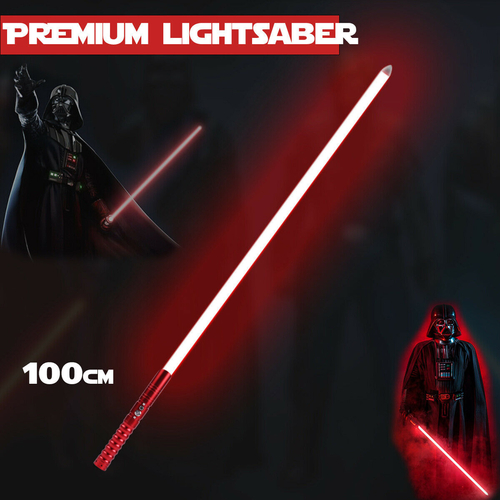 Star Wars Lightsaber Laser LIght Saber Sword Metal 100cm Sound Vibration Red