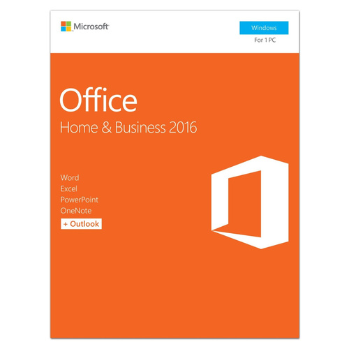 Microsoft Office Home & Business 2016 32-bit/64-bit, Electronic License (ESD Download Version) Key Code Only,  for 1PC, Tablets or Smartphone, Electro