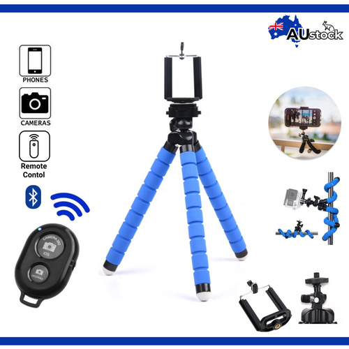 Tripod Stand Flexible Octopus Universal Phone Mount iPhone Samsung Camera Holder