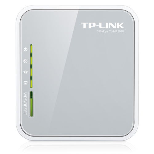 TP-Link TL-MR3020 Portable 3G/3.75G Wireless N Travel Router, 1x LAN Port, 1x USB2.0 Port for 3G Modem