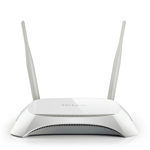 TP-Link TL-MR3420 300Mbps 3G/4G Wireless N Router, Compatible with LTE/HSUPA/HSDPA/UMTS/EVDO USB Modems, 2 x 5dBi Antennas