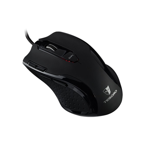 Laser Gaming Mouse Tesoro Shrike H2L V2 Hi Speed 5600 dpi 8 Buttons 40 Macros Rubberized side grips