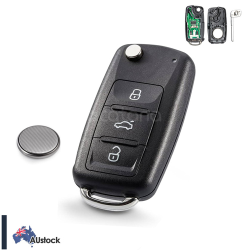 Complete Remote Car Key or Volkswagen VW Jetta Polo Beetle Golf Tiguan Caddy