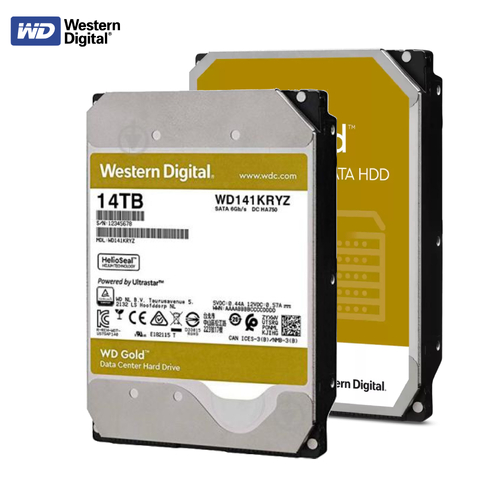 14TB 3.5" HDD WD Gold Enterprise SATA Internal Hard Disk Drive Western Digital WD141KRYZ